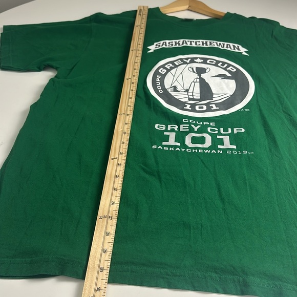 Green CFL Saskatchewan Roughriders 101st Grey Cup T-Shirt - Size XL - Picture 8 of 9